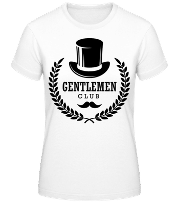 Gentlemen Club Schnauzer - T-shirt femme B&C - Blanc - Devant