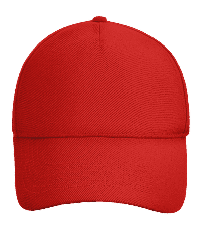 Baseball Cap verstellbar - Rot - Vorne