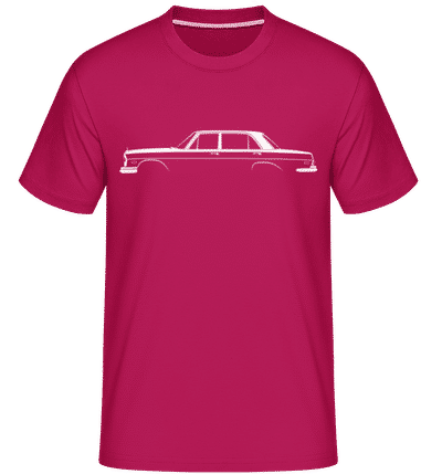 'Mercedes 300 SEL 6.3 W109' Silhouette -  Shirtinator Men's T-Shirt - Magenta - Front