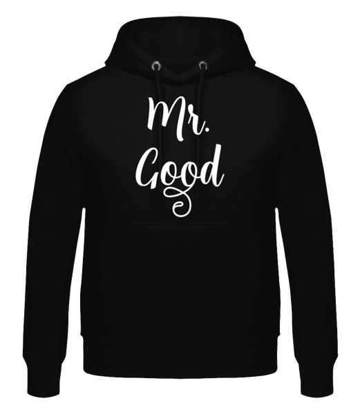 Vorschau: Mr Good - Männer Hoodie - Schwarz - Vorne
