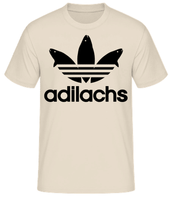 Adilachs - Männer T-Shirt B&C - Creme - Vorne