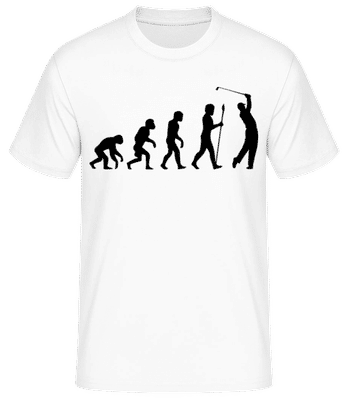 Évolution du golf - T-shirt standard Homme - Blanc - Devant