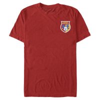 Disney Classics - Mickey Mouse - Mickey Spain Badge - Pánske Tričko - Červená - Predné