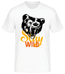 Stay Wild Red Orange · Männer Basic T-Shirt