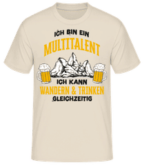 Multitalent Wandern Und Trinken · Männer Basic T-Shirt