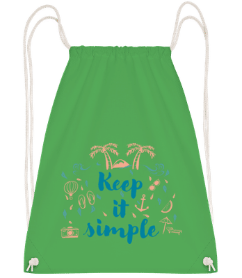 Keep It Simple - Sac à dos sport - Vert irlandais - Devant