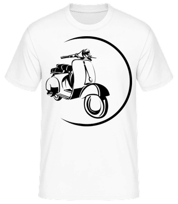 Scooter Icon - Pánske basic tričko - Biela - Predné