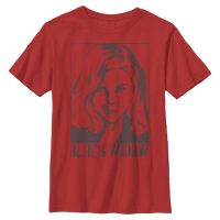 Marvel - Black Widow - Black Widow Tie Dye Widow - Kids T-Shirt - Red - Front
