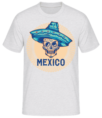 Mexico - Männer Basic T-Shirt - Grau meliert - Vorne
