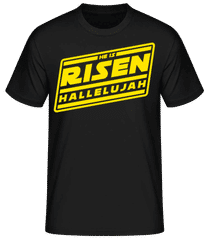 He Is Risen Hallelujah · Camiseta básica para hombre