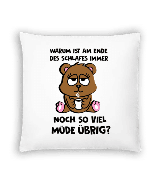 Vorschau: Am Ende Des Schlafes - Kissen - Weiß - Vorne