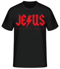Jesus Highway To Heaven · Men's Basic T-Shirt