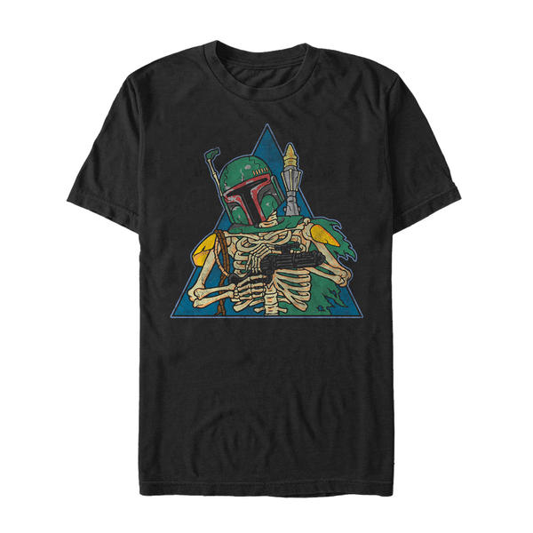 Aperçu: Star Wars - Boba Fett Skeleton Boba - Halloween - Homme T-shirt - Noir - Devant