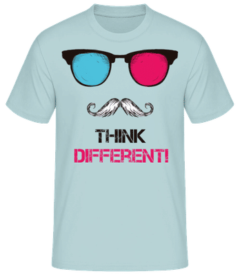 Think Different Hipster - Camiseta para hombre B&C - Verde menta - delante