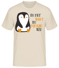 Im Not Short Penguinsize · Men's Basic T-Shirt