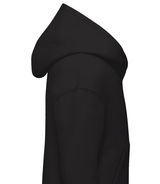 Aperçu: Sweat à capuche standard pour enfant - Noir - Droite