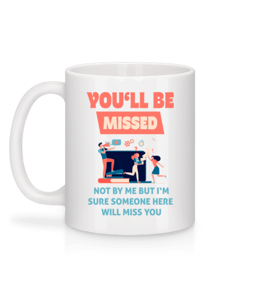 Aperçu: You'll Be Missed - Mug en céramique blanc - Blanc - Derrière