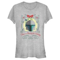 Star Wars - Skupina Bountiful Holiday - Vianoce - Dámske Tričko - Melírovo šedá - Predné