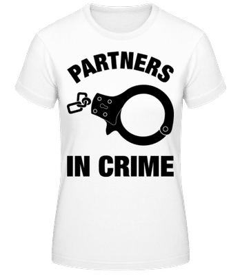 Partners In Crime - Camiseta básica de mujer - Blanco - delante
