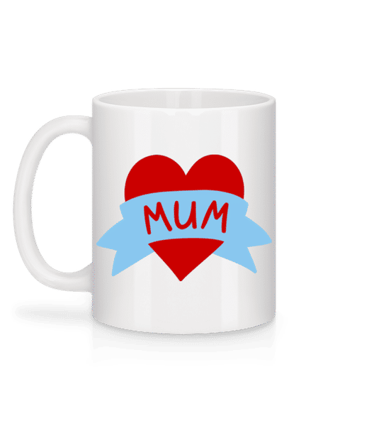 Aperçu: Mum Heart Icon - Mug en céramique blanc - Blanc - Derrière