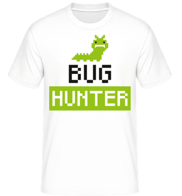 Bug Hunter -  T-Shirt Shirtinator homme - Blanc - Devant