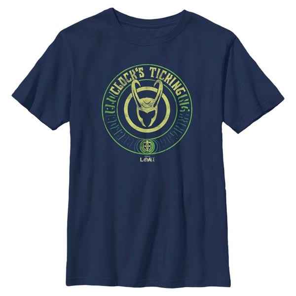 Aperçu: Marvel - Loki - Loki TickTock - Enfant T-shirt - Bleu marine - Devant