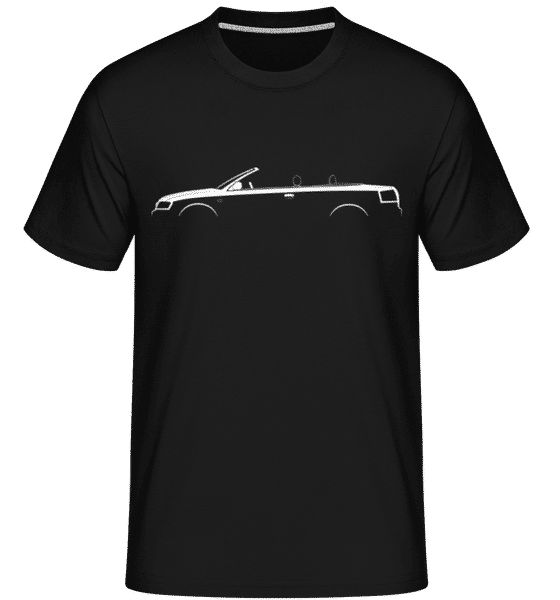 'Audi A4 Cabrio (B6)' Silhouette -  T-Shirt Shirtinator homme - Noir - Devant