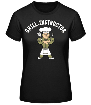 Grill Instructor - Frauen T-Shirt B&C - Schwarz - Vorne