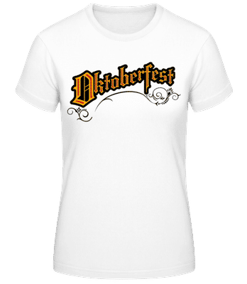 Oktoberfest Orange - Frauen T-Shirt B&C - Weiß - Vorne