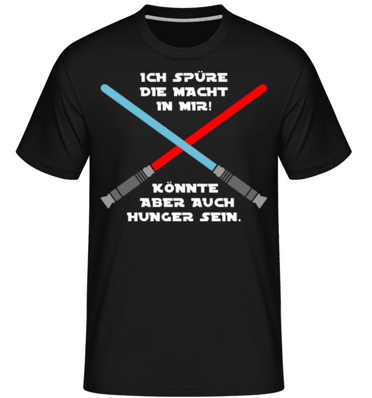 Vorschau: Ich Spuere Die Macht In Mir - Shirtinator Männer T-Shirt - Schwarz - Vorne