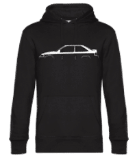 'Ford Escort GT (1993)' Silhouette - Sudadera estándar para hombre - Negro - delante