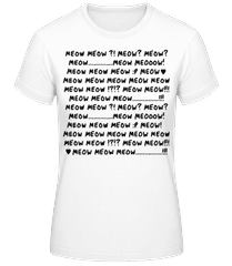 Meow Meow Meow · Frauen T-Shirt B&C