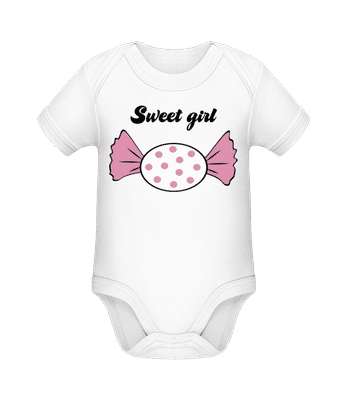 Sweet Girl - Bonbon - Bio body pro děti - Bílá - Napřed