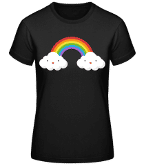 Glückliche Regenbogen · Frauen T-Shirt B&C
