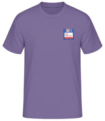 I'm This Old Floppy Disc - T-shirt homme B&C - Lavande - Devant