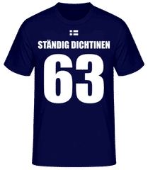 Finnland Fußball Trikot StändigDichtinen · Männer Basic T-Shirt