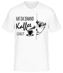 Kaffee Katze · Männer Basic T-Shirt