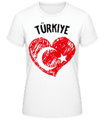 Türkiye Cœur Drapeau · T-shirt femme B&C