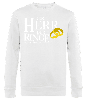 Der Herr Der Ringe Gefährten - Männer Standard Pullover - Weiß - Vorne