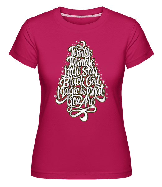 Preview: Twinkle Twinkle Little Star -  Shirtinator Women's T-Shirt - Magenta - Front