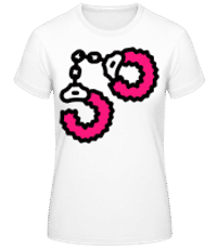 Sexy Handcuffs - Frauen Basic T-Shirt - Weiß - Vorne