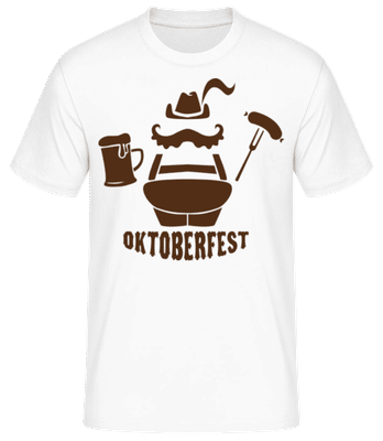 L'homme de l'Oktoberfest - T-shirt standard Homme - Blanc - Devant