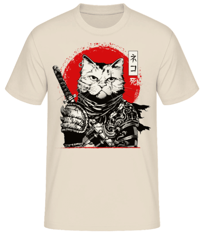 Preview: Catana Of Death - Men's Basic T-Shirt - Cream - Front