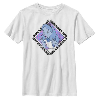 Disney - Alice in Wonderland - Alice Face - Kids T-Shirt - White - Front