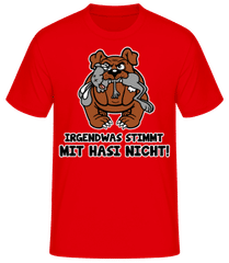 Irgendwas Stimmt Mit Hasi Nicht · Männer Basic T-Shirt