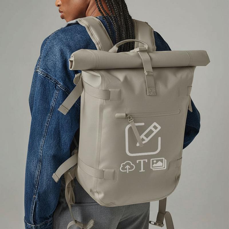 Aperçu: Sac à dos rolltop - Beige