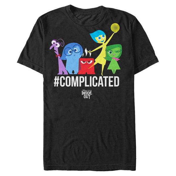 Aperçu: Pixar - Vice Versa - Skupina Complicated - Homme T-shirt - Noir - Devant