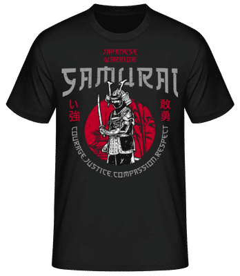 Samurai Warrior - Men's Basic T-Shirt - Black - Front
