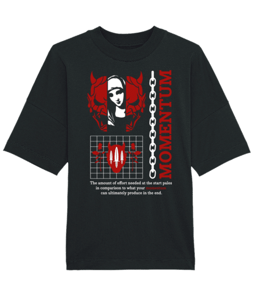 Aperçu: Momentum - T-shirt Bio unisexe Stanley Stella extra large - Noir - Devant