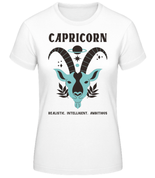 Aperçu: Capricorn - T-shirt standard Femme - Blanc - Devant